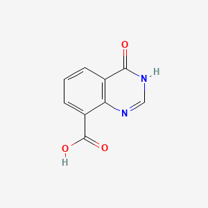 molecular formula C9H6N2O3 B578853 4-氧代-3,4-二氢喹唑啉-8-羧酸 CAS No. 19181-77-2