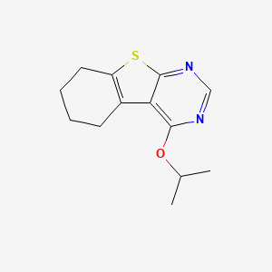 molecular formula C13H16N2OS B5788551 4-isopropoxy-5,6,7,8-tetrahydro[1]benzothieno[2,3-d]pyrimidine 