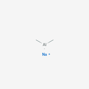 molecular formula C2H6AlNa B578858 Sodium;dimethylalumanide CAS No. 19528-79-1