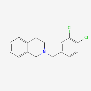 molecular formula C16H15Cl2N B5788611 2-(3,4-dichlorobenzyl)-1,2,3,4-tetrahydroisoquinoline 
