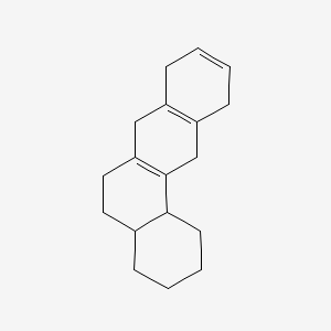 molecular formula C18H24 B578864 1,2,3,4,4a,5,6,7,8,11,12,12b-Dodecahydrobenzo[a]anthracene CAS No. 16434-57-4