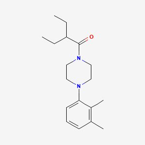 1-(2,3-dimethylphenyl)-4-(2-ethylbutanoyl)piperazine