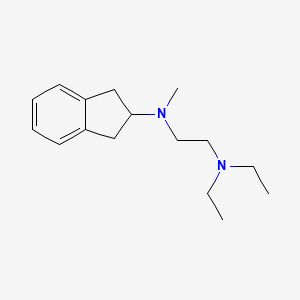 molecular formula C16H26N2 B5788675 N-(2,3-dihydro-1H-inden-2-yl)-N',N'-diethyl-N-methyl-1,2-ethanediamine 