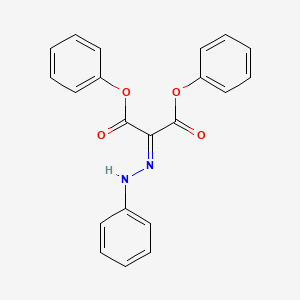 molecular formula C21H16N2O4 B578879 2-Phenylhydrazonomalonic acid diphenyl ester CAS No. 19288-91-6