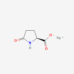 molecular formula C5H6AgNO3 B578882 Silver 5-oxoprolinate CAS No. 16205-01-9