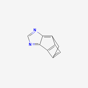 molecular formula C9H4N2 B578883 4,6-Methanocyclobuta[3,4]cyclopenta[1,2-d]imidazole CAS No. 19563-89-4