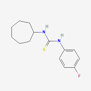 molecular formula C14H19FN2S B5788868 1-Cycloheptyl-3-(4-fluorophenyl)thiourea 