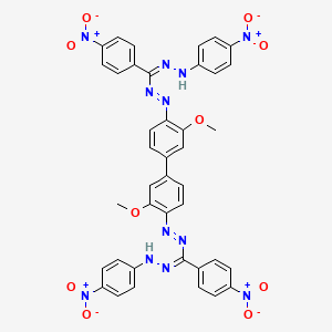 molecular formula C40H30N12O10 B578887 TNBT Diformazan CAS No. 19333-63-2