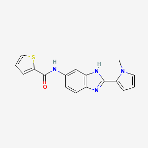 N-[2-(1-methyl-1H-pyrrol-2-yl)-1H-benzimidazol-5-yl]-2-thiophenecarboxamide