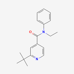 molecular formula C18H22N2O B5788966 2-tert-butyl-N-ethyl-N-phenylisonicotinamide 