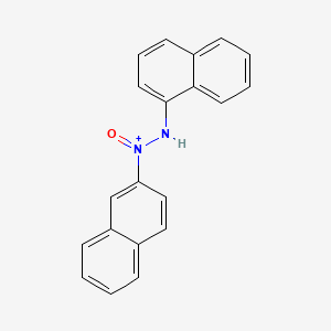 molecular formula C20H15N2O+ B578897 1,2'-NNO-Azoxybisnaphthalene CAS No. 17334-04-2