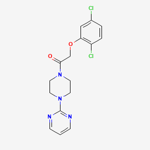 2-(2,5-DICHLOROPHENOXY)-1-[4-(2-PYRIMIDINYL)PIPERAZINO]-1-ETHANONE