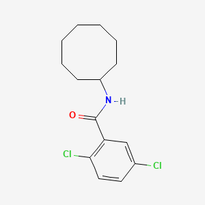 molecular formula C15H19Cl2NO B5788988 2,5-dichloro-N-cyclooctylbenzamide 