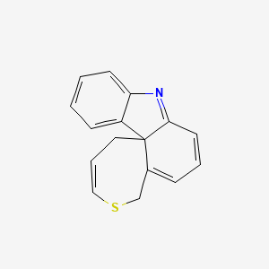 molecular formula C16H13NS B578899 1H,5H-Thiepino[3,4-D]carbazole CAS No. 161-45-5