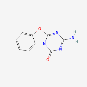 molecular formula C9H6N4O2 B5789011 2-amino-4H-[1,3,5]triazino[2,1-b][1,3]benzoxazol-4-one 