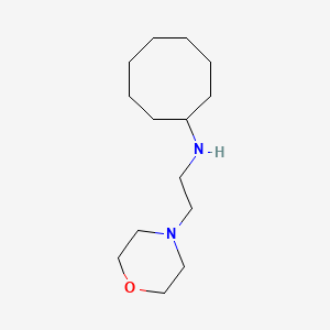 molecular formula C14H28N2O B5789039 N-[2-(4-morpholinyl)ethyl]cyclooctanamine 
