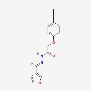 molecular formula C17H20N2O3 B5789075 2-(4-tert-butylphenoxy)-N'-(3-furylmethylene)acetohydrazide 
