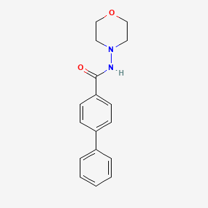 molecular formula C17H18N2O2 B5789159 N-4-morpholinyl-4-biphenylcarboxamide 
