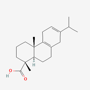 molecular formula C20H30O2 B578916 Abieta-8,12-dien-18-oic acid CAS No. 17603-06-4