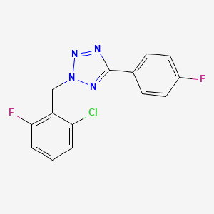 2-(2-chloro-6-fluorobenzyl)-5-(4-fluorophenyl)-2H-tetrazole