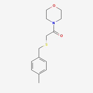 4-{[(4-methylbenzyl)thio]acetyl}morpholine
