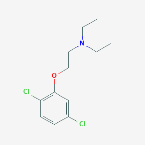 molecular formula C12H17Cl2NO B5789322 2-(2,5-dichlorophenoxy)-N,N-diethylethanamine 