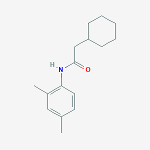 molecular formula C16H23NO B5789376 2-cyclohexyl-N-(2,4-dimethylphenyl)acetamide 
