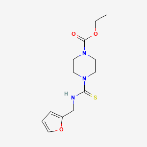 ethyl 4-{[(2-furylmethyl)amino]carbonothioyl}-1-piperazinecarboxylate