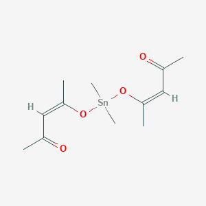 molecular formula C12H20O4Sn B578949 (Z)-4-[dimethyl-[(Z)-4-oxopent-2-en-2-yl]oxystannyl]oxypent-3-en-2-one CAS No. 16925-15-8