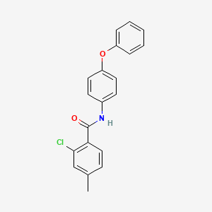 2-chloro-4-methyl-N-(4-phenoxyphenyl)benzamide