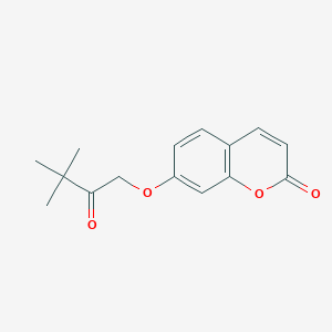 7-(3,3-dimethyl-2-oxobutoxy)-2H-chromen-2-one