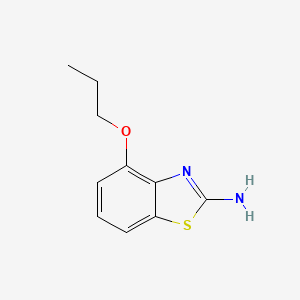 molecular formula C10H12N2OS B578960 4-丙氧基-1,3-苯并噻唑-2-胺 CAS No. 15850-82-5