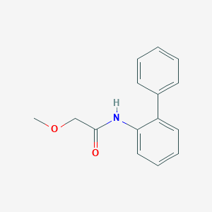 molecular formula C15H15NO2 B5789635 N-2-biphenylyl-2-methoxyacetamide 