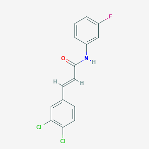 3-(3,4-dichlorophenyl)-N-(3-fluorophenyl)acrylamide