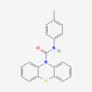 molecular formula C20H16N2OS B5789696 N-(4-methylphenyl)-10H-phenothiazine-10-carboxamide CAS No. 432510-15-1