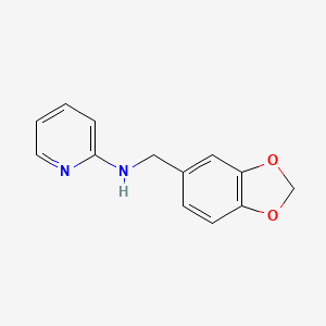 molecular formula C13H12N2O2 B5789718 N-(1,3-benzodioxol-5-ylmethyl)-2-pyridinamine 