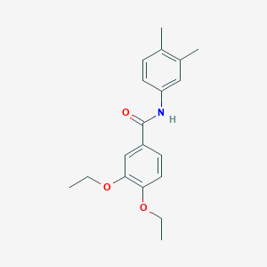 molecular formula C19H23NO3 B5789731 N-(3,4-dimethylphenyl)-3,4-diethoxybenzamide 