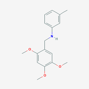 (3-methylphenyl)(2,4,5-trimethoxybenzyl)amine