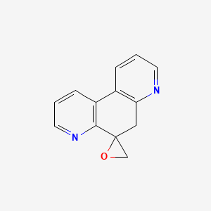 molecular formula C13H10N2O B578976 Spiro[oxirane-2,5'(6'H)-[4,7]phenanthroline] CAS No. 173-86-4