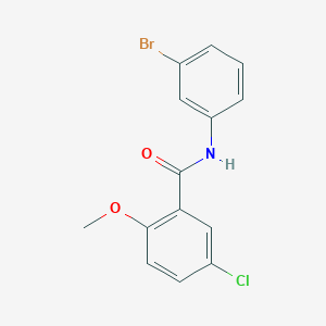 N-(3-bromophenyl)-5-chloro-2-methoxybenzamide