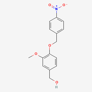 {3-methoxy-4-[(4-nitrobenzyl)oxy]phenyl}methanol