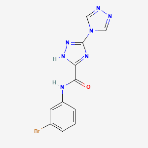 N-(3-bromophenyl)-2H-3,4'-bi-1,2,4-triazole-5-carboxamide