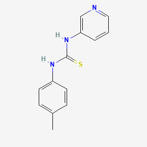 N-(4-methylphenyl)-N'-3-pyridinylthiourea