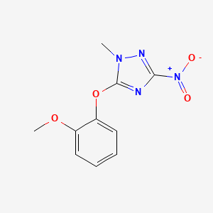 5-(2-methoxyphenoxy)-1-methyl-3-nitro-1H-1,2,4-triazole