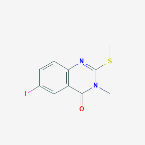 6-iodo-3-methyl-2-(methylthio)-4(3H)-quinazolinone