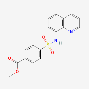 methyl 4-[(8-quinolinylamino)sulfonyl]benzoate