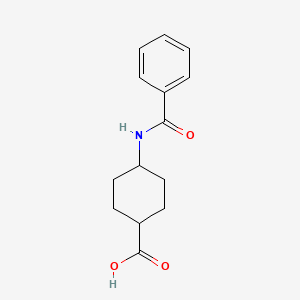molecular formula C14H17NO3 B5789964 4-(benzoylamino)cyclohexanecarboxylic acid 
