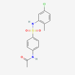 N-(4-{[(5-chloro-2-methylphenyl)amino]sulfonyl}phenyl)acetamide