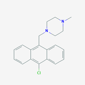 1-[(10-chloro-9-anthryl)methyl]-4-methylpiperazine