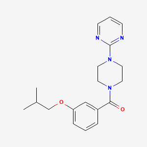 2-[4-(3-isobutoxybenzoyl)-1-piperazinyl]pyrimidine